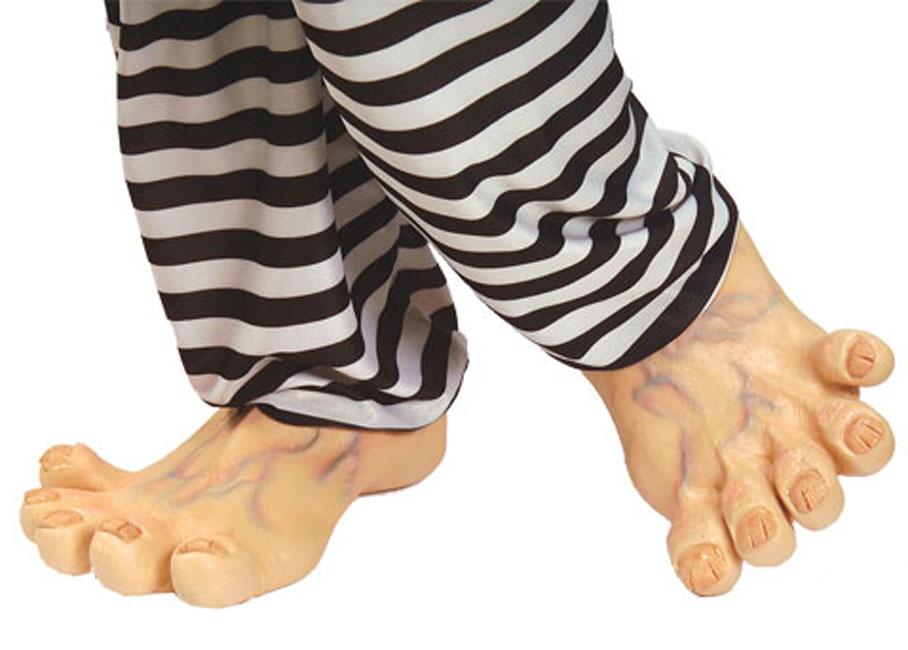 Unisex Giant Latex Feet by Widmann 1312F available here at Karnival Costumes online party shop