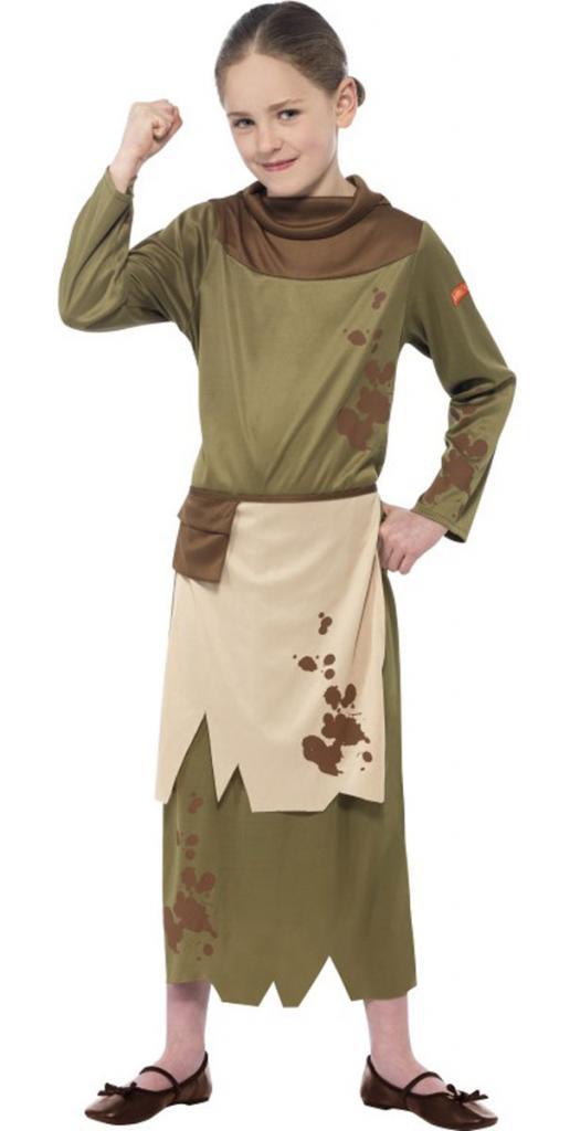 Medieval Peasant Fancy Dress Costume for Girls from the Horrible Histories range by Smiffys 25913 and available from Karnival Costumes in sizes medium and large