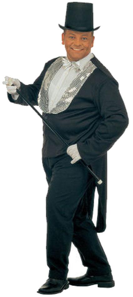 XL Gents Showtime Tailcoat with Sequin Trim by Widmann 4347L available from Karnival Costumes
