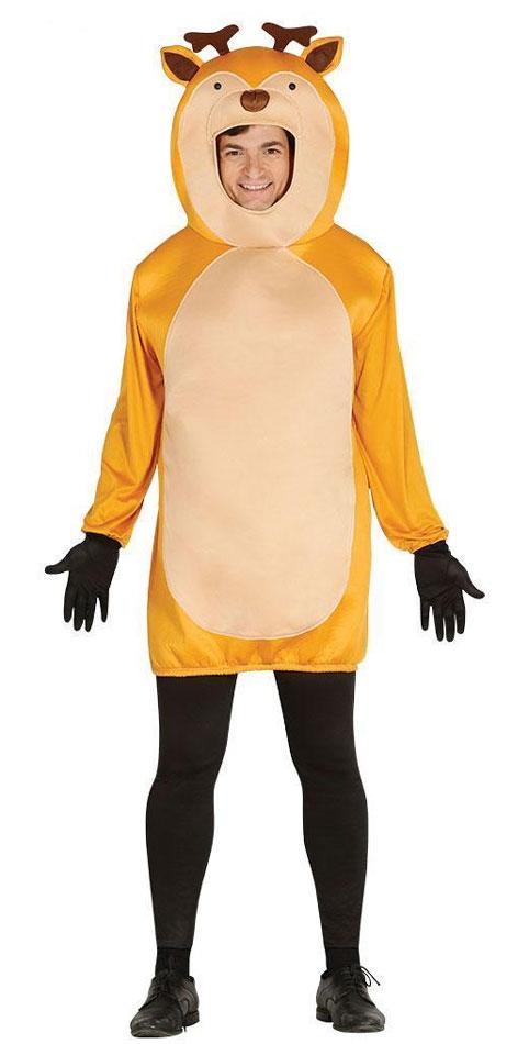 Super affordable adult sized Reindeer Costume by Guirca 41580 available in the UK here at Karnival Costumes online Christmas party shop