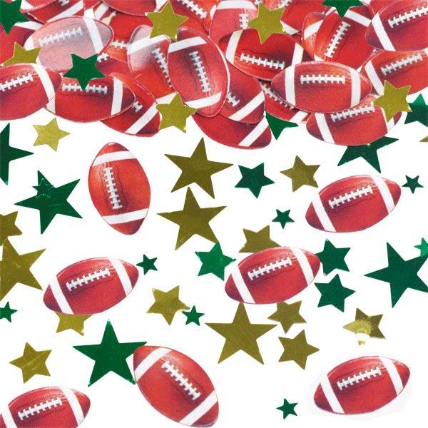 34gr American NFL Football Confetti Pack by Amscan 364466 and available here at Karnival Costumes online party shop