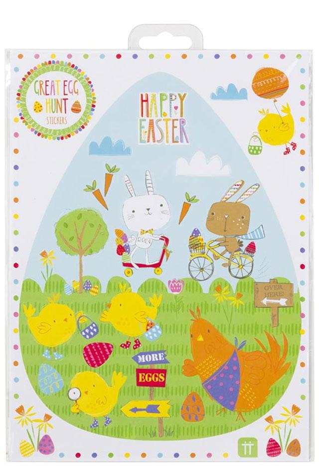 The Great Egg Hunt Easter Stickers by Talking Tables GH-Stickers available here at Karnival Costumes online Easter party shop