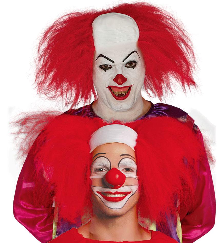 Aldult Clown Bald White Pate with Red Hair for big top clowns or those pesky Killer Klowns who appear every Halloween. By Guirca 4976 it's available here at Karnival Costumes online party shop