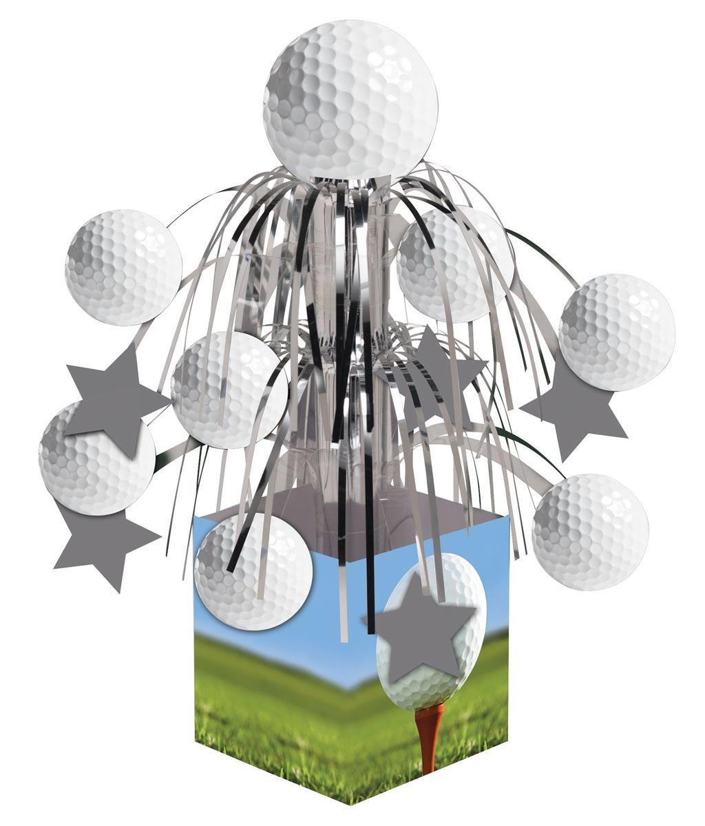 Sports Fanatic Golf Party Cascade Table Centrepiece by Creative Party 297965 available here at Karnival Costumes online party shop