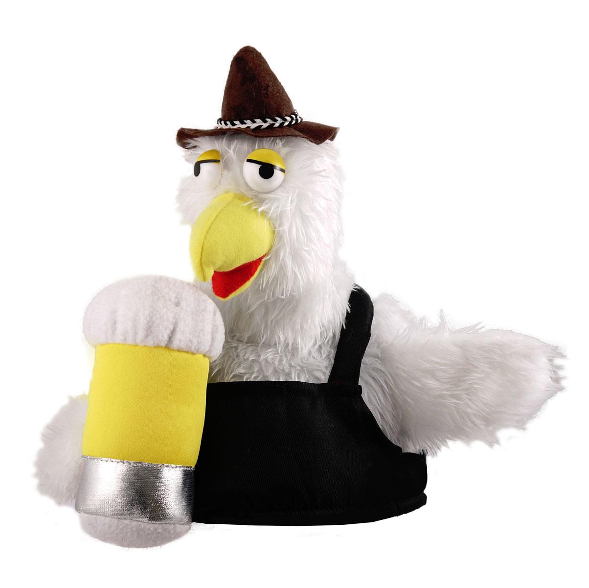 Bavarian Beer Festival Bird Hat with Beer Stein by Henbrandt H20414 available here at Karnival Costumes online party shop