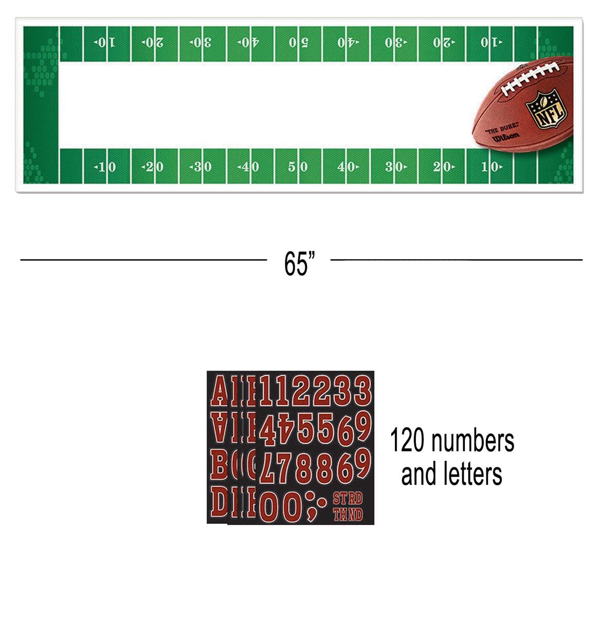 Personalised NFL American Football Party Banner Kit by Amscan 121214 available here at Karnival Costumes online NFL party shop