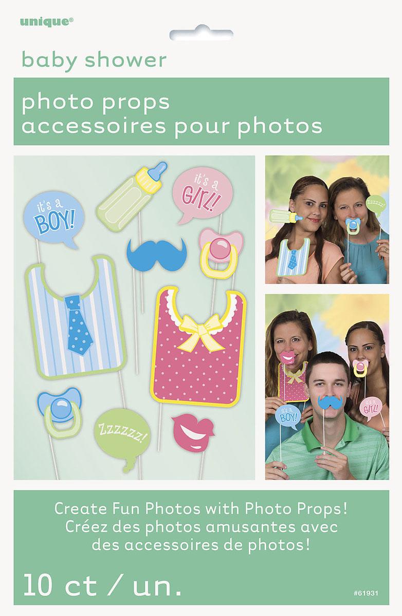 Baby Shower Photo Booth Props set Unique 61931 available here at Karnival Costumes online party shop