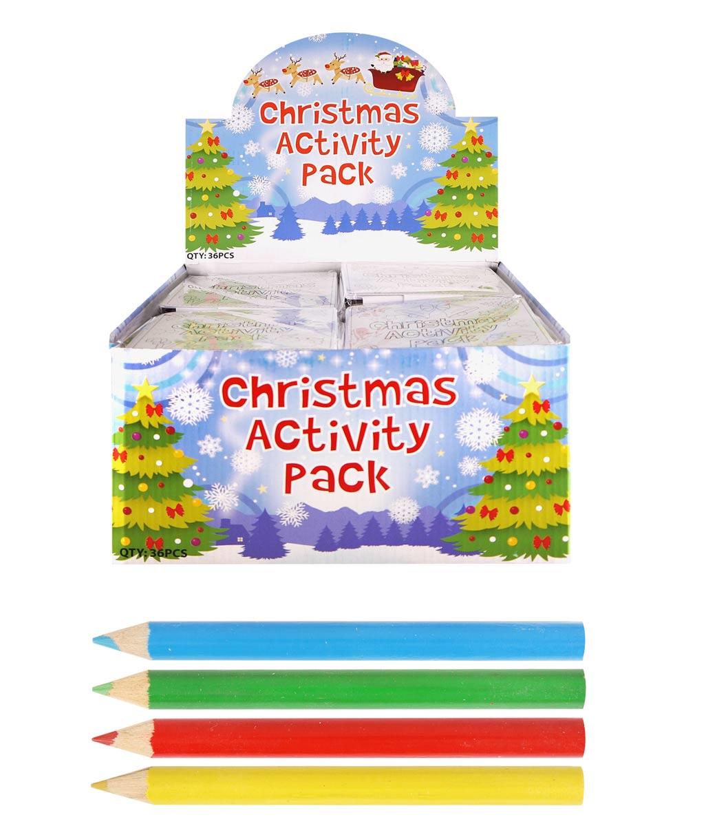 Christmas Activity Pack for Children by Henbrandt W51284 available here at Karnival Costumes online Christmas party shop
