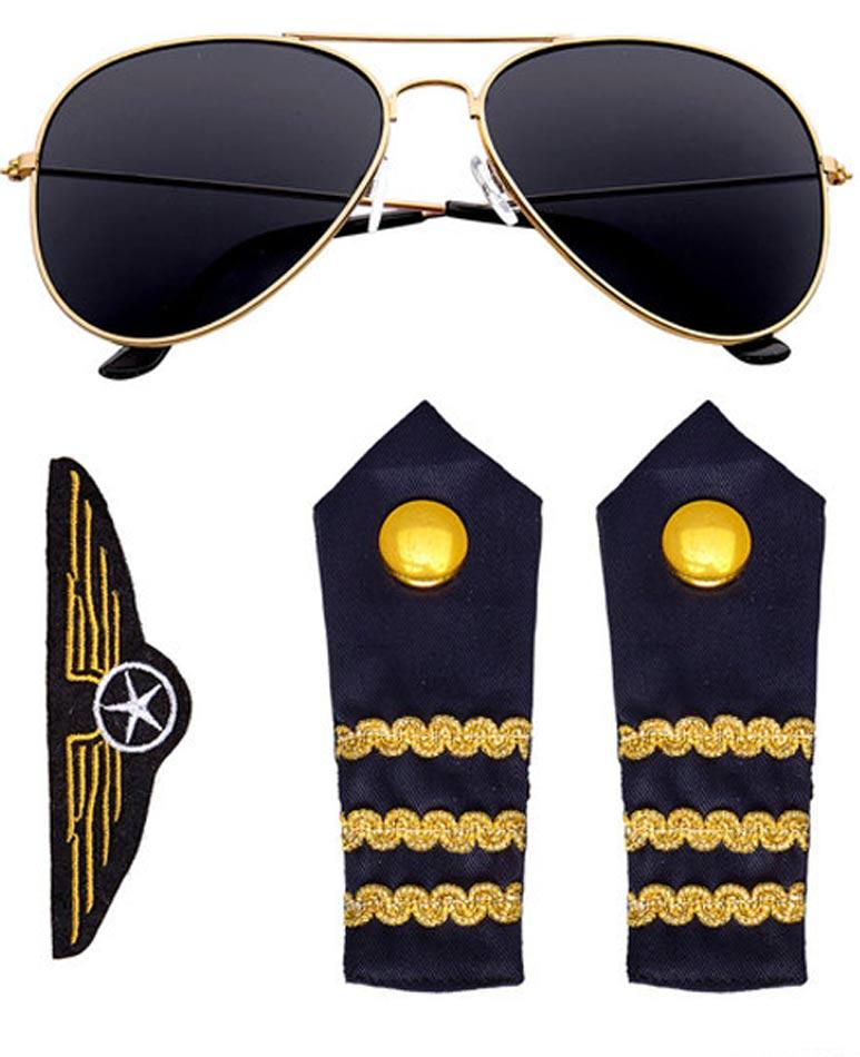 Airline Pilot Set by Widmann 00085 available here at Karnival Costumes online party shop