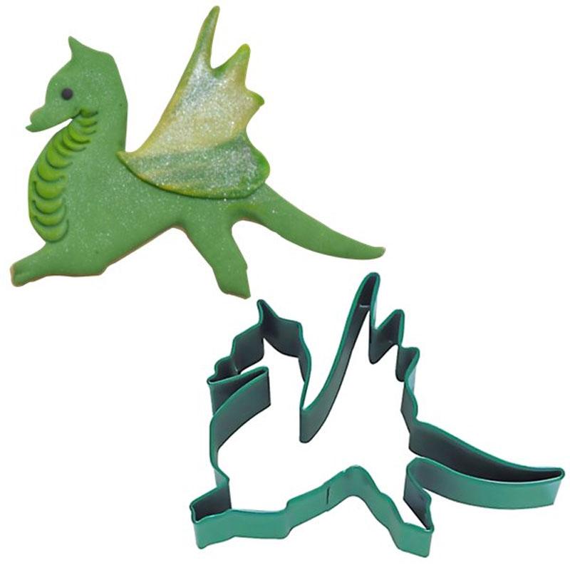 Dragon Cookie Cutter by Anniversery House K0872 and available from a collection of cutters stocked here at Karnival Costumes online party shop