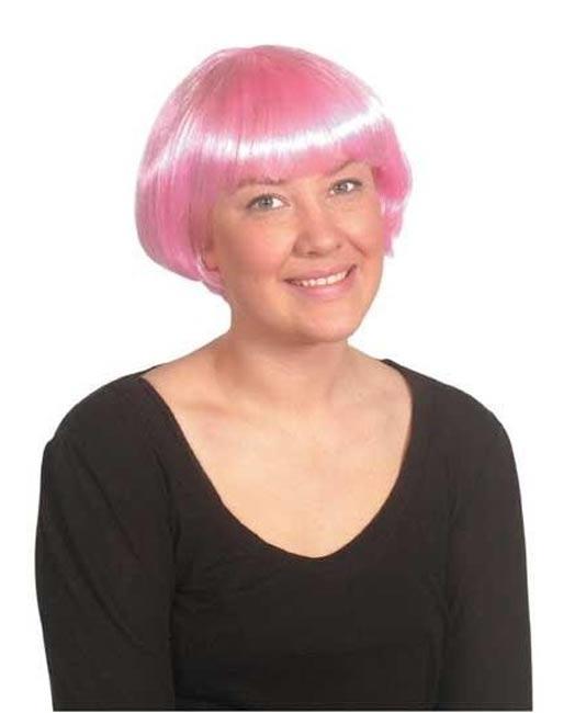 Babe Wig in Pink 1439718 available from a large collection of pink wigs here at Karnival Costumes online party shop