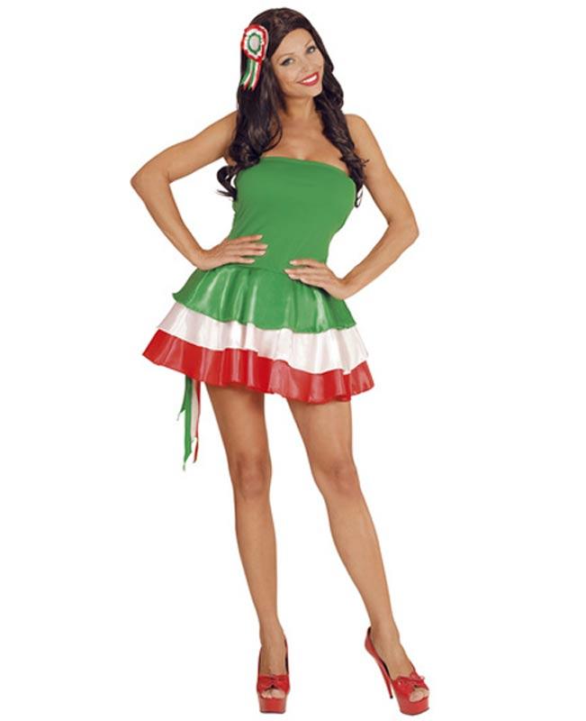 Miss Italy Fancy Dress Costume for Ladies by Widmann 7601 available here at Karnival Costumes online party shop