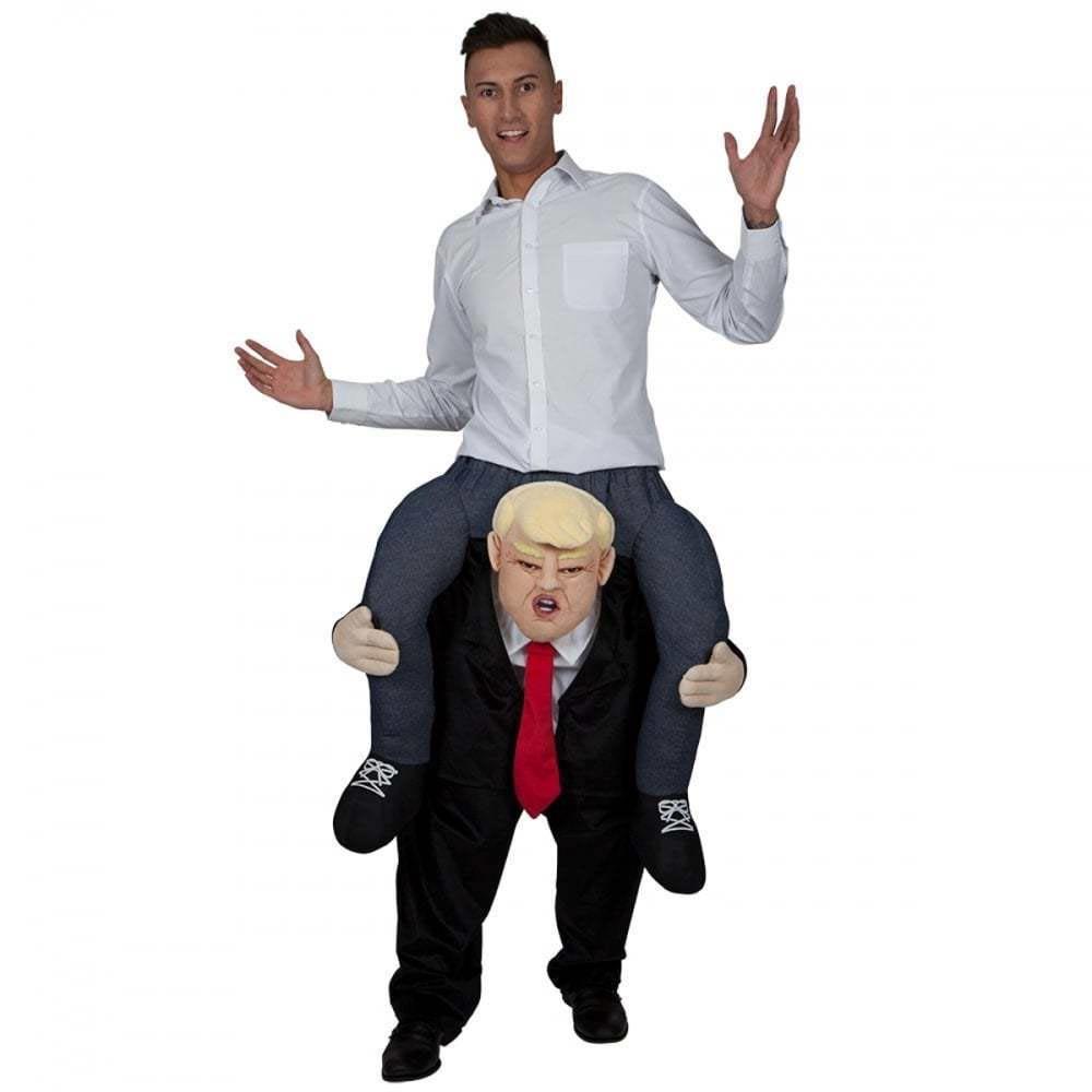 US President Carry-Me Costume - Trump Fancy Dress by Wicked MA-8729 available here at Karnival Costumes online party shop