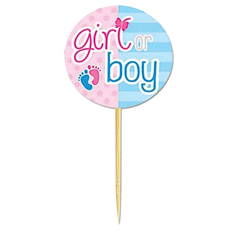 Gender Reveal Party Picks pk36 by Forum Novelties 80564 available here at Karnival Costumes online party shop