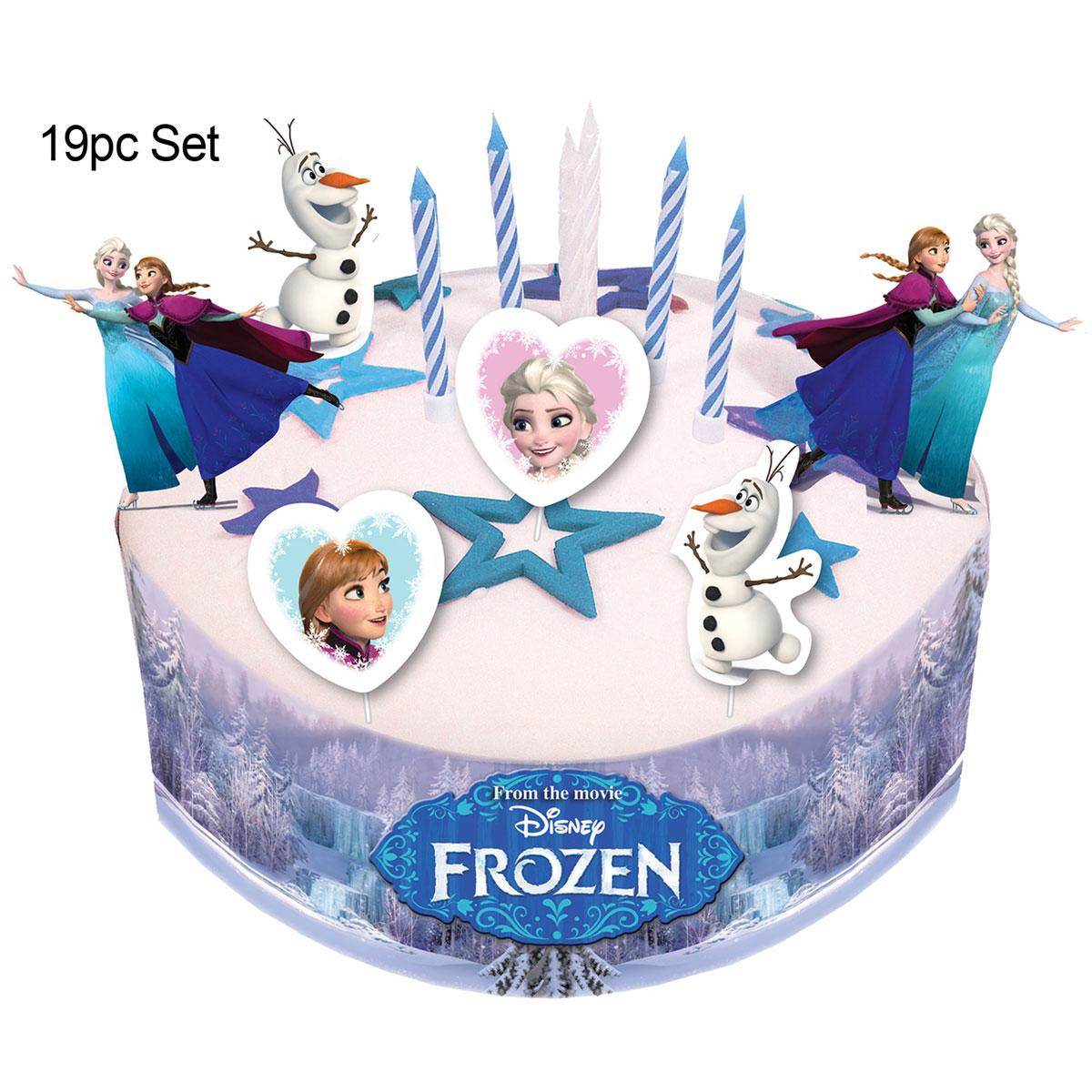 Frozen Cake Decorating Set - 19pcs by Amscan 999266 available here at Karnival Costumes online party shop