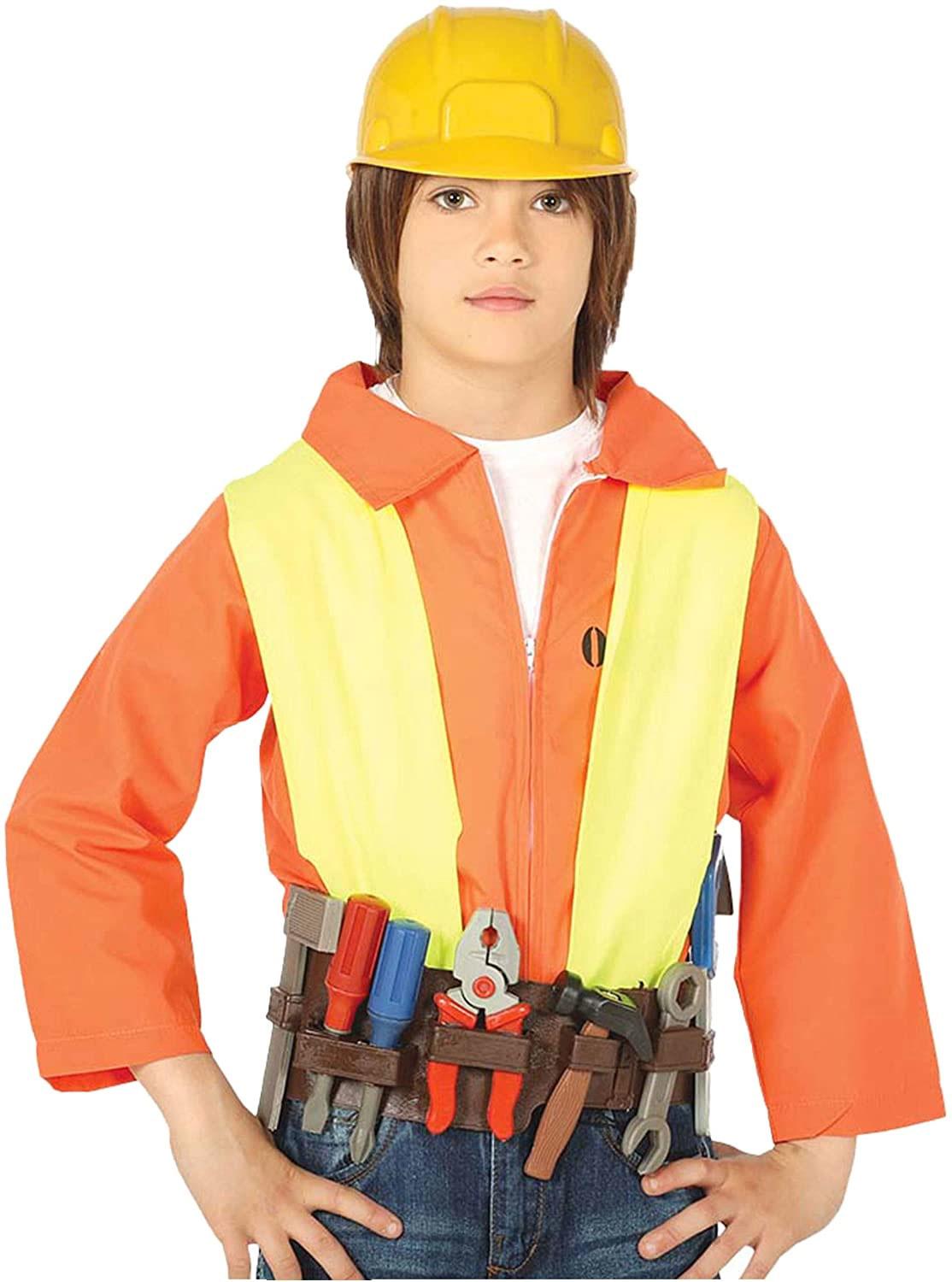 Unisex Builders Accessory Set by Guirca 17621 available here at Karnival Costumes online party shop