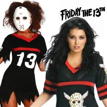 Friday the 13th fancy dress costumes for women. Why miss out on the fun of a slasher movie party? Selection available here at Karnival Costumes online party shop