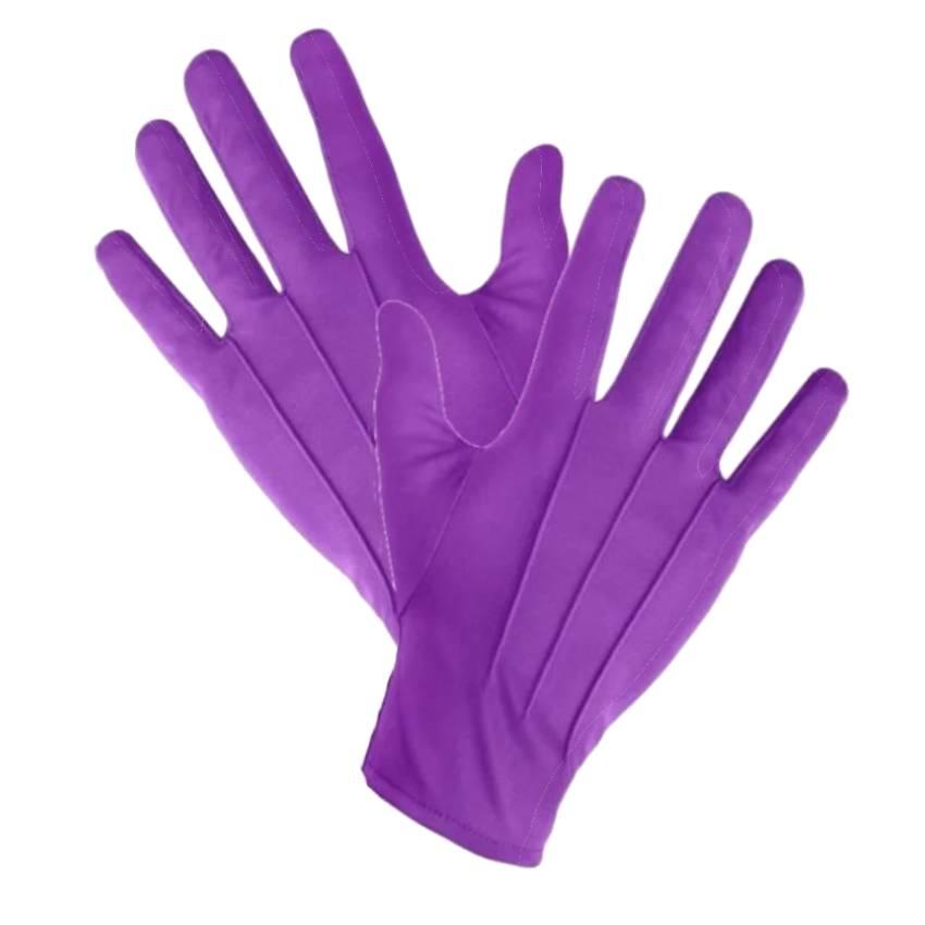 Mens Purple Dress Gloves by Widmann 1466V available here at Karnival Costumes online party shop