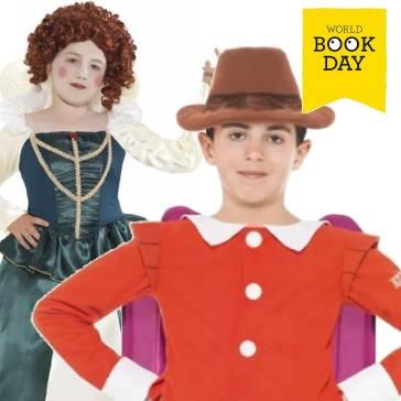 World Book Day and Book Week fancy dress costumes and dress-up available here at Karnival Costumes online party shop