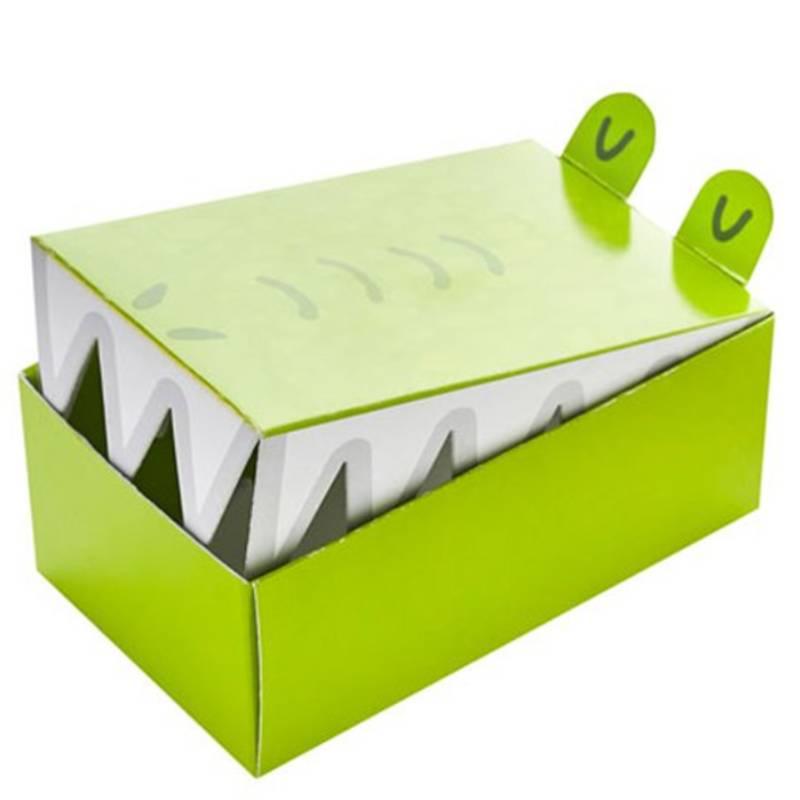 Pack of 10 Crocodile Head shaped cake boxes by Club Green B102 available here Karnival Costumes online party shop