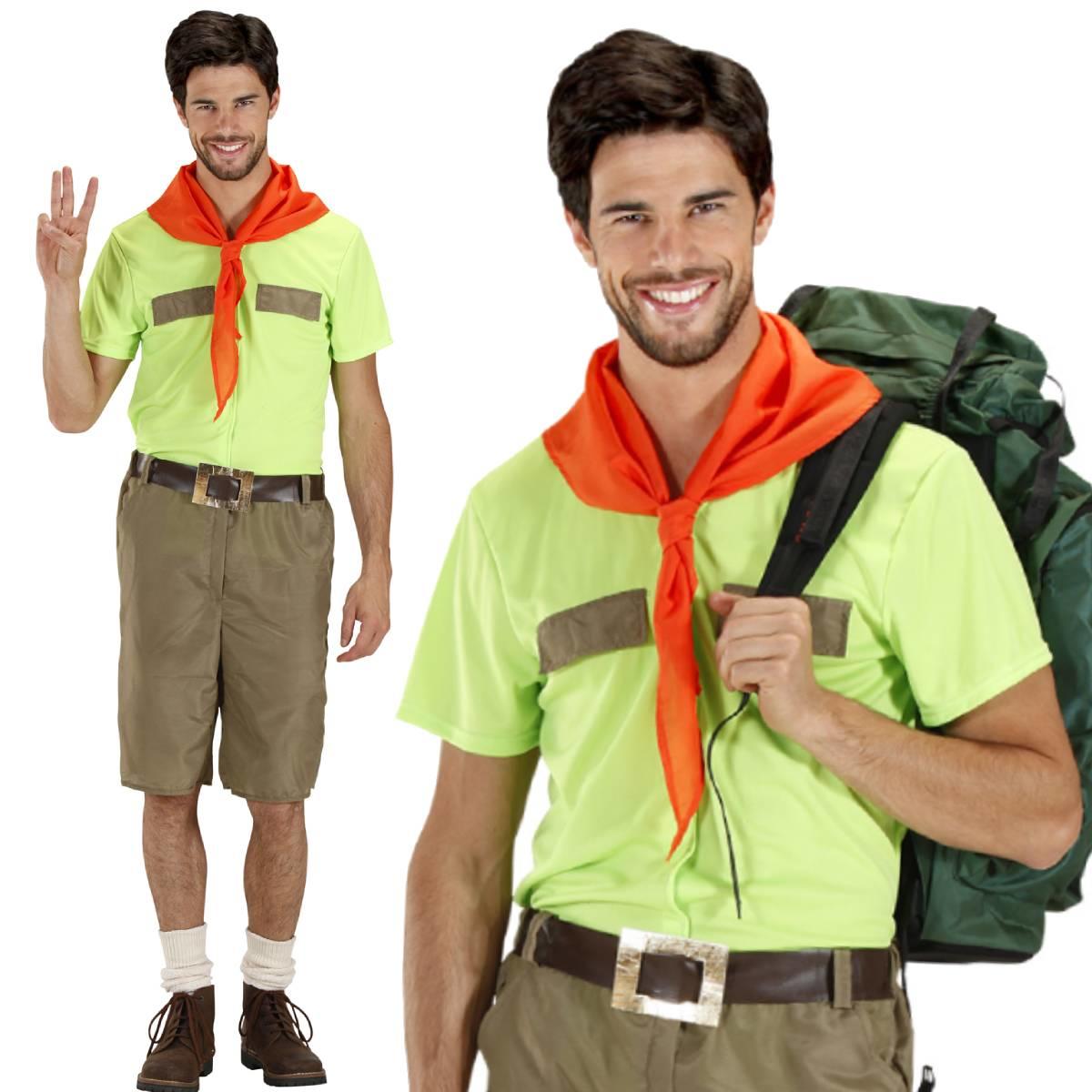 Boy Scout Fancy Dress Costume for Men by Widmann 7607 from Karnival Costumes online party shop