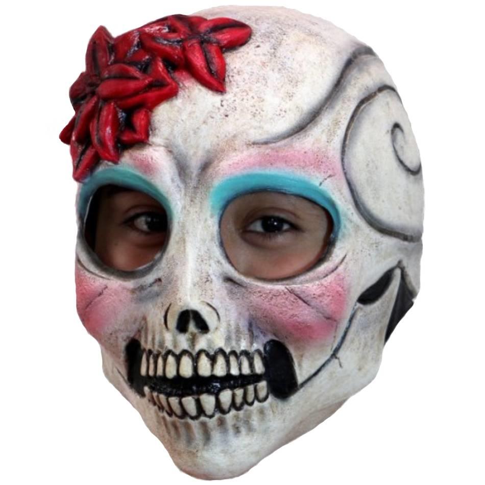 La Senorita Day of the Dead Mask for Women by Ghoulish Productions 26640 available here at Karnival Costumes online party shop