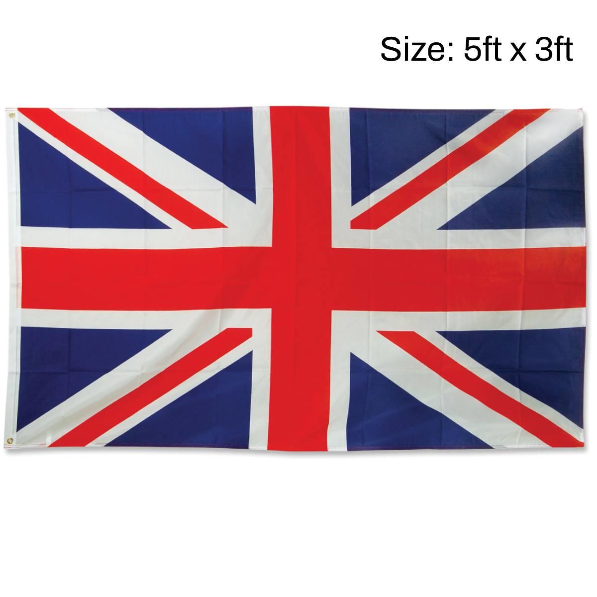 Union Jack Flag 3ft X 5ft Patriotic Party Bunting main image 1