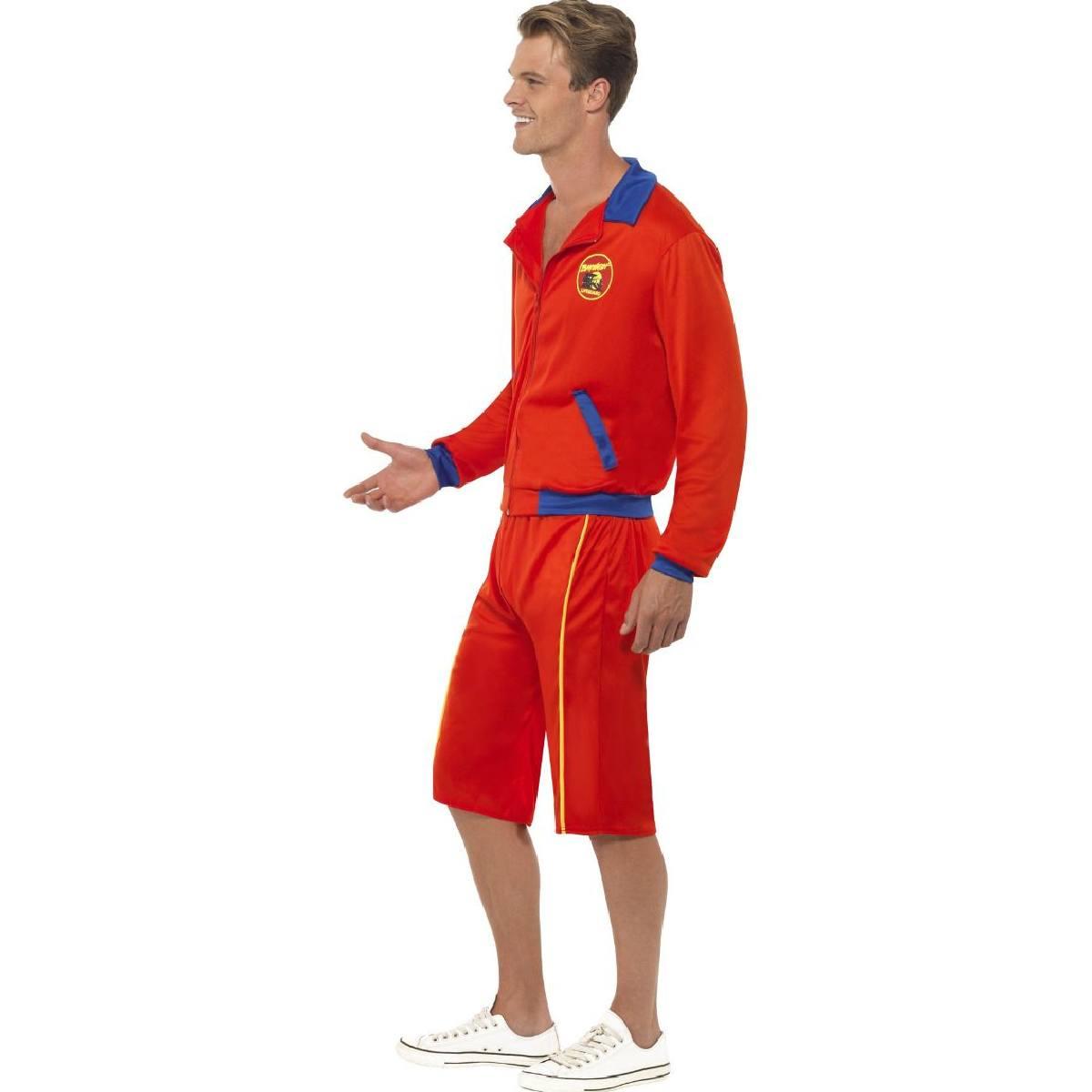 Deluxe Lifeguard Costume for Men by Smiffys 32893 | Karnival Costumes