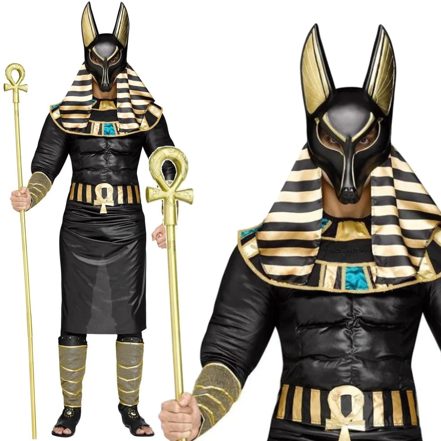 Egyptian Anubis The Jackal Costume For Adults By Fun World 132044 3335a Karnival Costumes