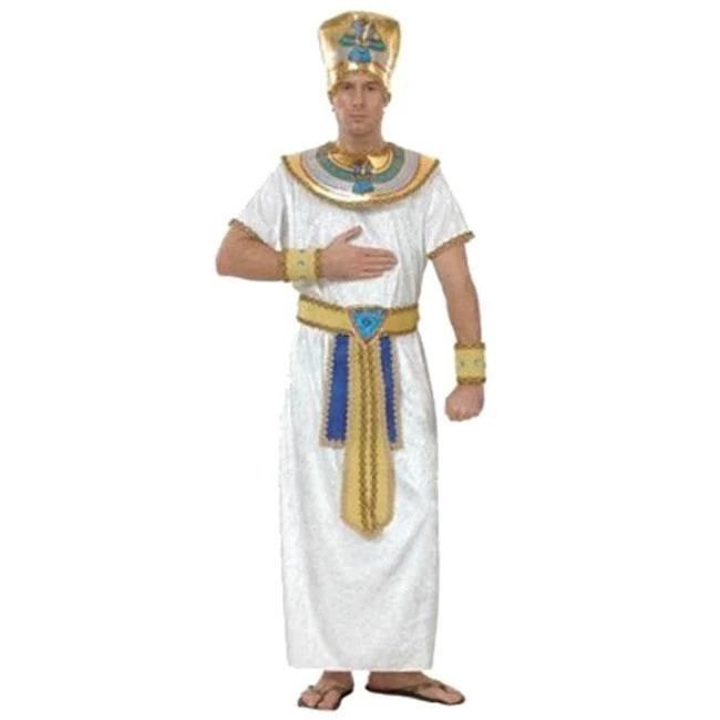 Egyptian Pharoah Adult Fancy Dress Costume 11101 available here at Karnival Costumes online party shop