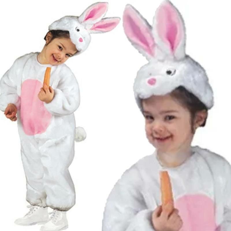 Plush Little Easter Bunny Fancy Dress Costume 3626C | Karnival Costumes