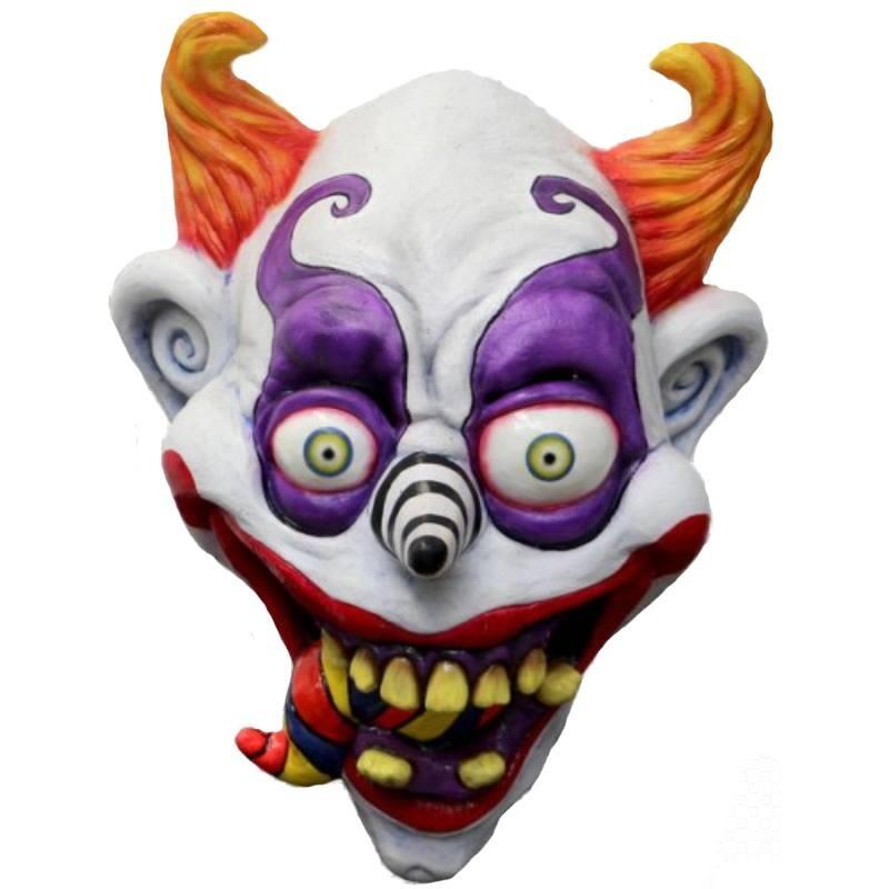 Psychedelic Horror Deluxe Clown Mask by Ghoulish 26672 available here at Karnival Costumes online party shop