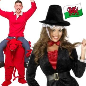 St David's Day and Welsh costumes for men and women available here at Karnival Costumes online party shop