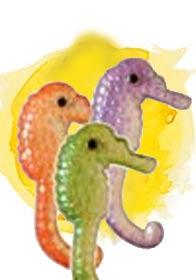Glitter Sea Horses by Widmann 4948V available here at Karnival Costumes online party shop