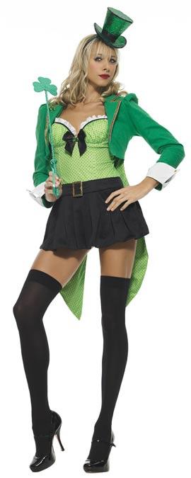 Leg Avenue 83419 Clover Leprachaun Lady's Fancy Dress Costume availlable here at Karnival Costumes online party shop