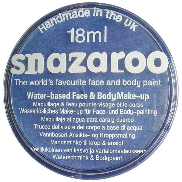 Snazaroo Face Paint 1118351 Sparkle Blue Face and Body Paint available here at Karnival Costumes online party shop