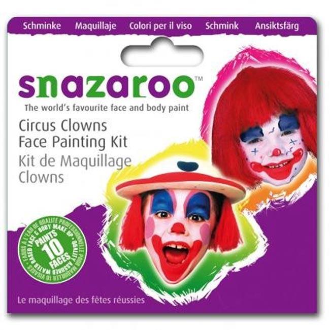 Snazaroo Clown Face Painting Set