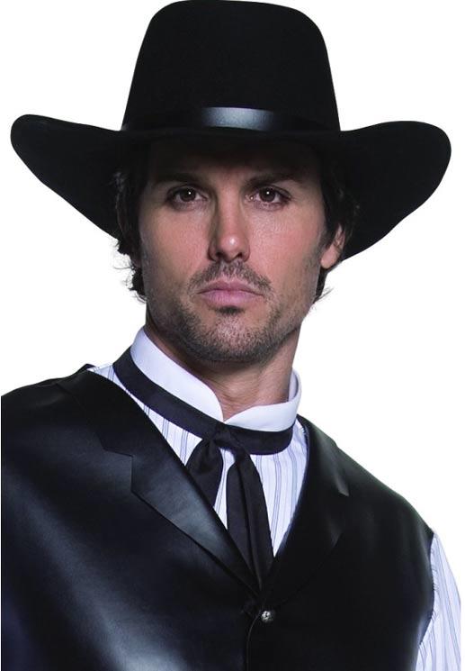 Western Gunslinger Hat in Black