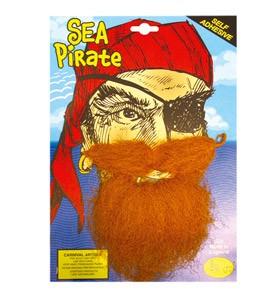 Pirate's Ginger Beard and Moustache