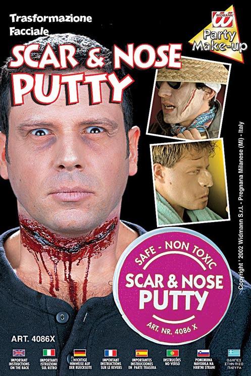 Theatrical Scar and Nose Putty by Widmann 4086X for creating theatrical and costume make-up effects - available here at Karnival Costumes online party shop