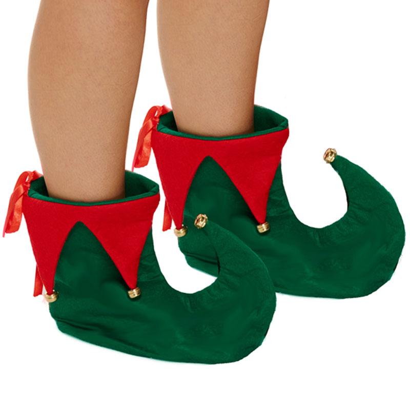 Christmas Elf Shoes or Jester's Footwear by Henbrandt W00 895 available here at Karnival Costumes online Christmas party shop
