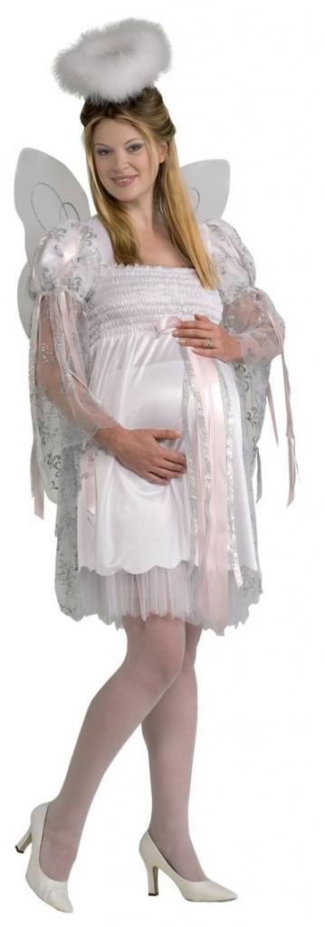 Maternity Christmas Angel Fancy Dress Costume
