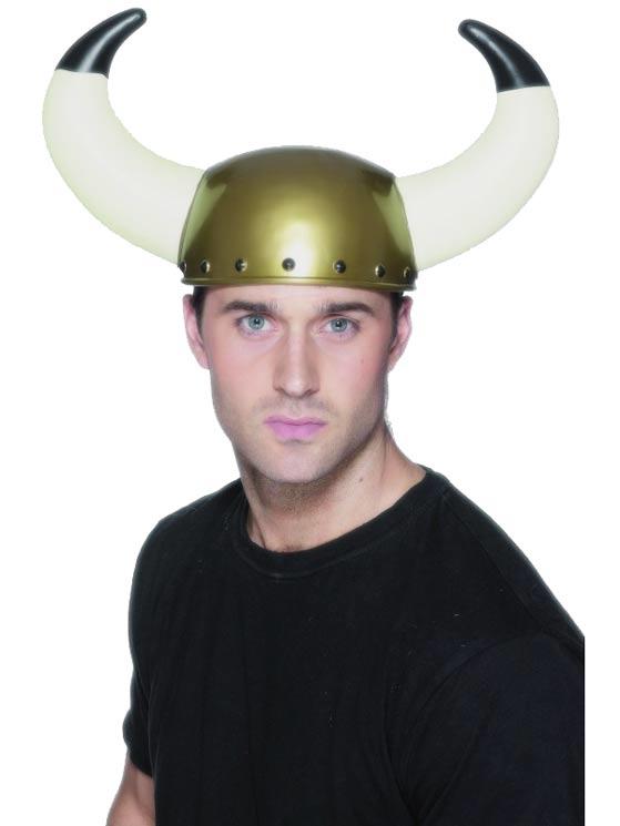Viking Helmet with Long Horns
