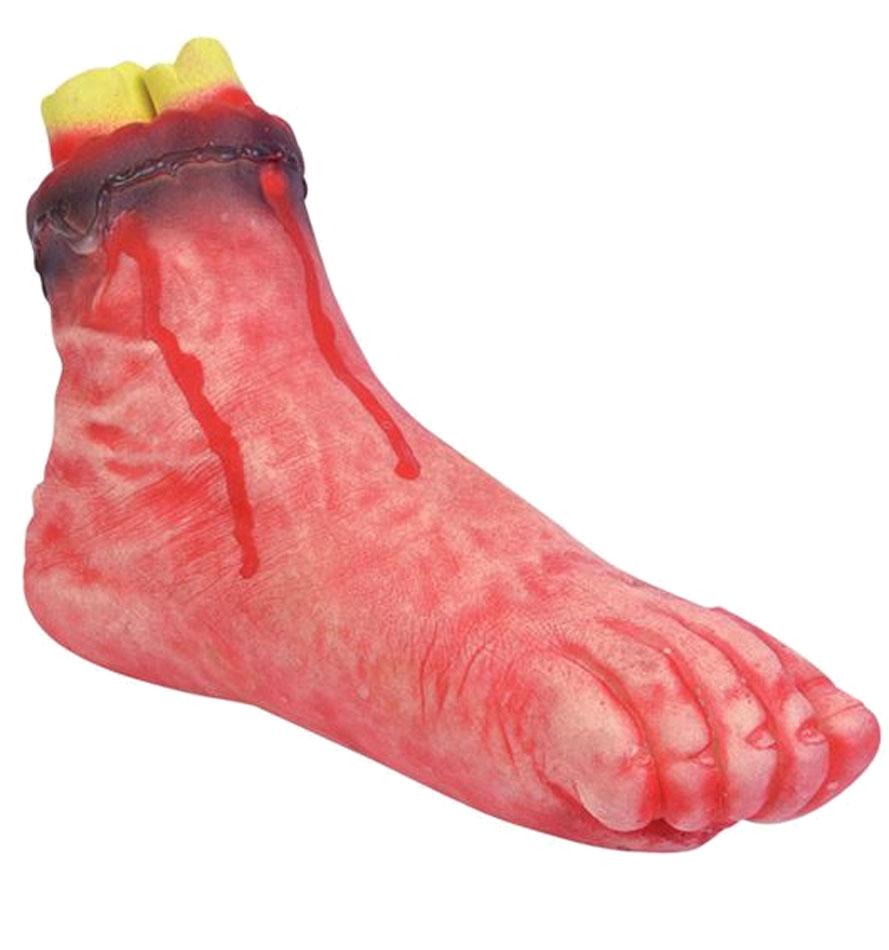 Human Size Mutilated Severed Foot for Halloween and failed surgeons GJ250 from Karnival Costumes