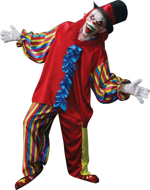 Deluxe Craky the Clown Halloween Fancy Dress Costume