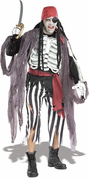 Ghostship Pirate Adult Fancy Dress Costume