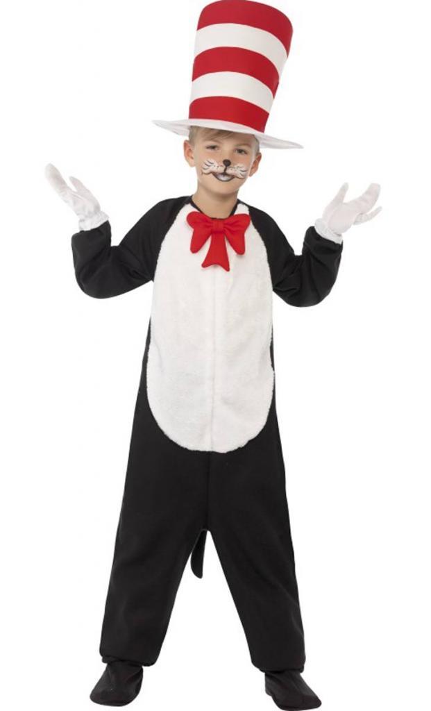 Child Cat In The Hat Fancy Dress Costume by Smiffy 27538 available from Karnival Costumes online party shop