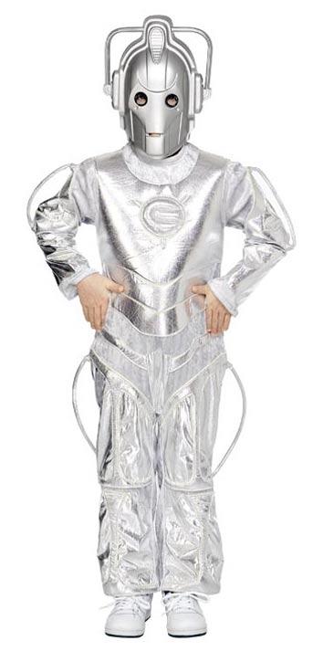 Doctor Who Cyberman Boy's Fancy Dress Costume