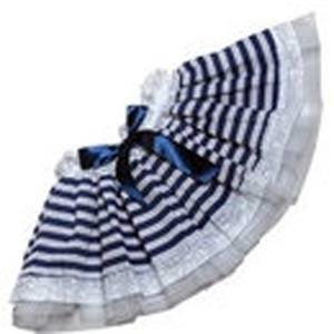 Sailor Girl Tutu - Blue and White Stripe 11"
