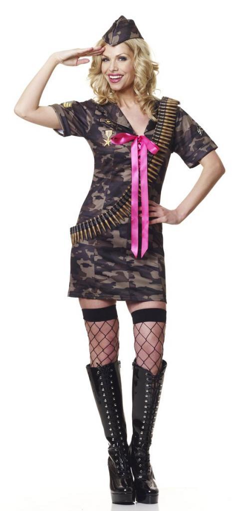 Camouflage Dress Army Costume